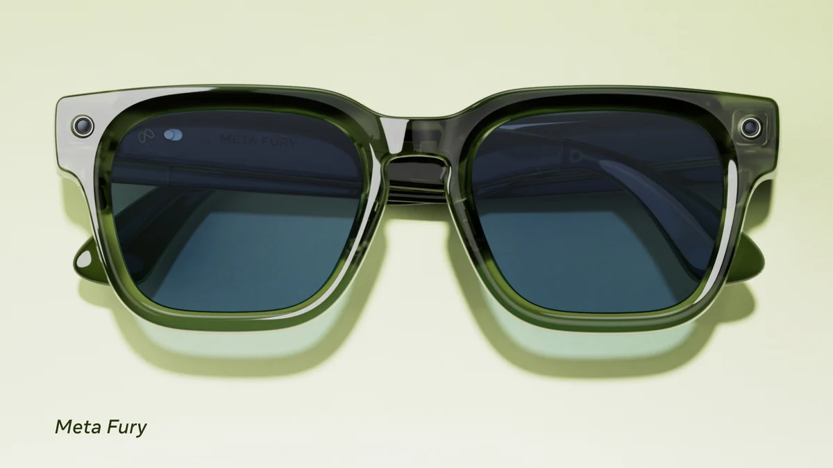 Meta Fury, modelo de gafas inteligentes con montura cuadrada