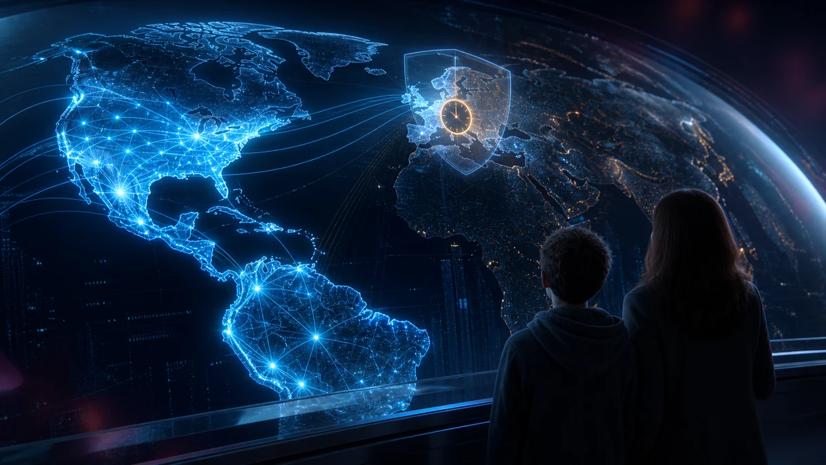 Mapa mundial del despliegue de una experiencia de IA segura para adolescentes