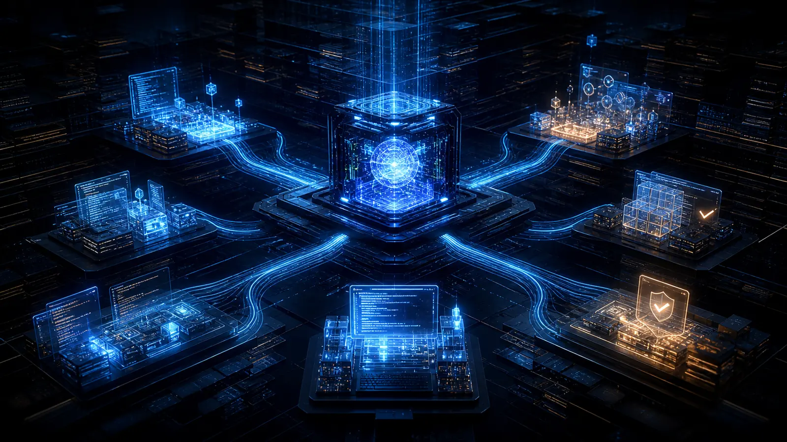 Agente de programación coordinando varios procesos persistentes sobre un gran repositorio