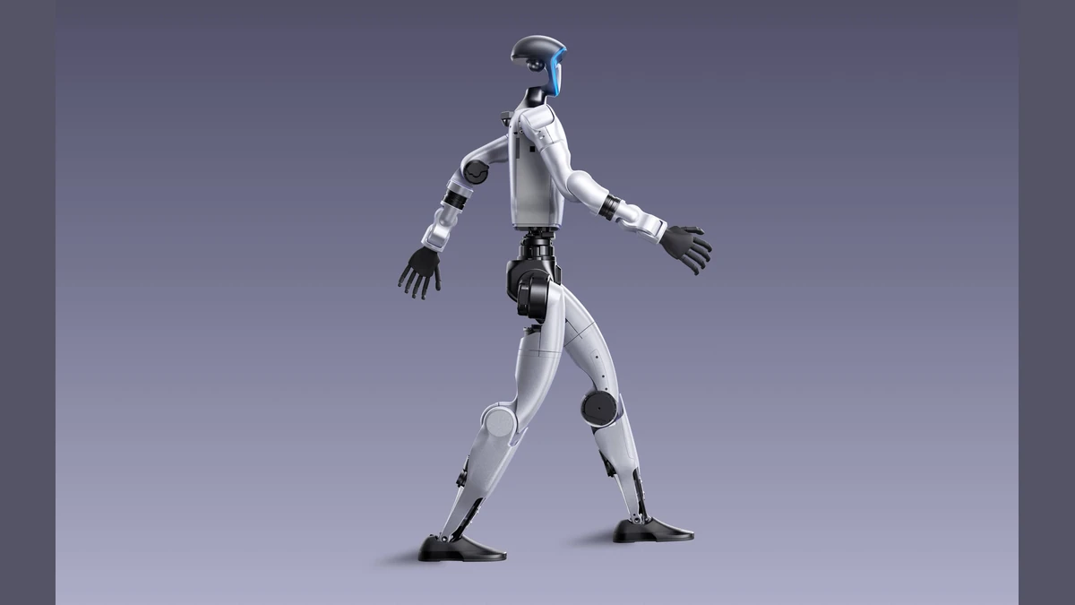 Imagen oficial del robot humanoide Unitree G1 de cuerpo completo